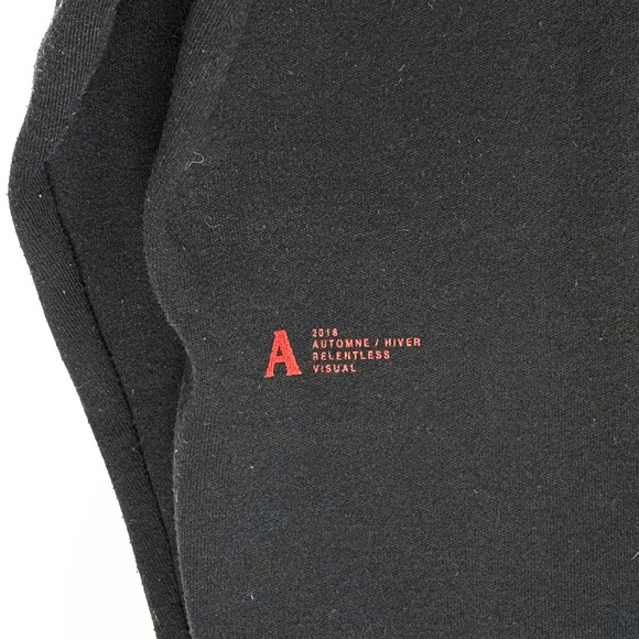 ALYX Visual Black Graphic Print Medium Crewneck Sweatshirt Menswear Designer Top - Picture 5 of 6